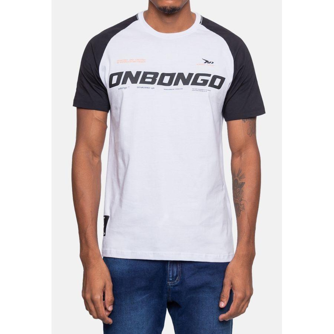 Camiseta Onbongo Raglan Doom - Masculina - Foto 4