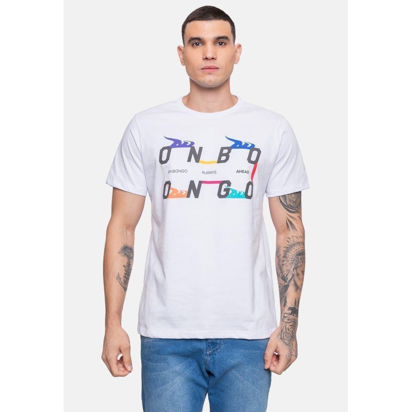 Camiseta Onbongo Estampada - Masculina - Foto 2