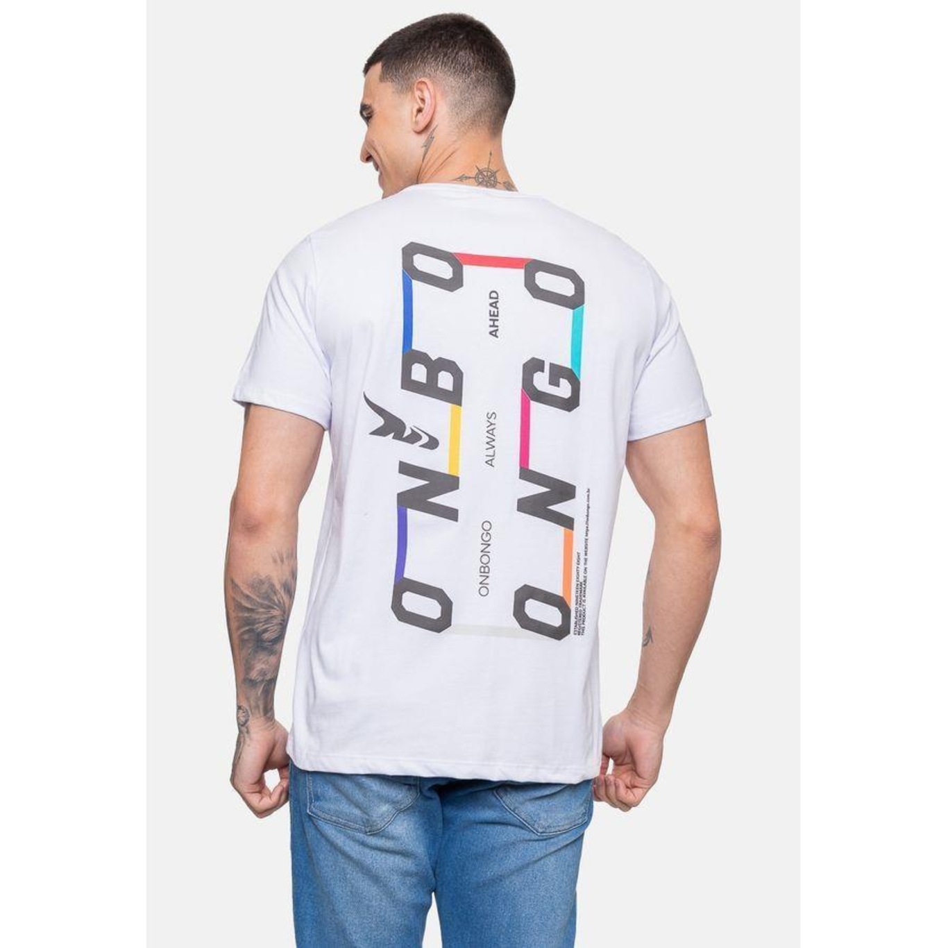 Camiseta Onbongo Estampada - Masculina - Foto 3