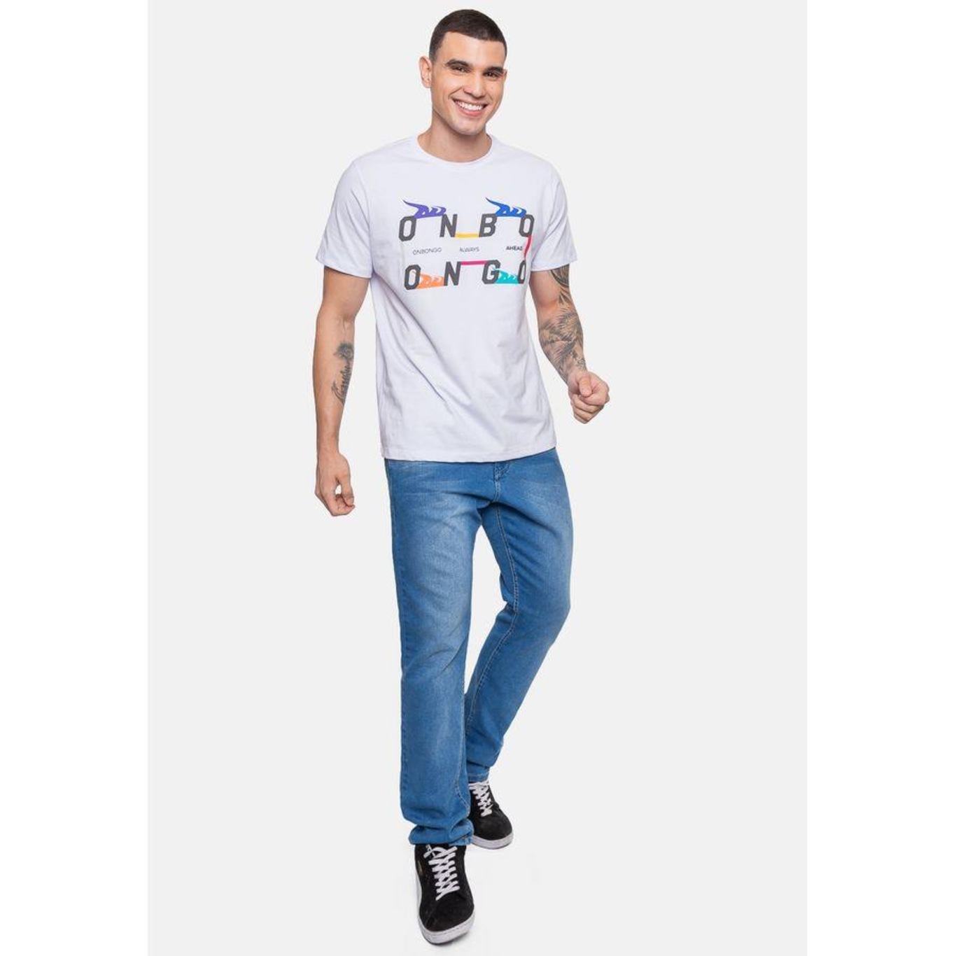 Camiseta Onbongo Estampada - Masculina - Foto 5