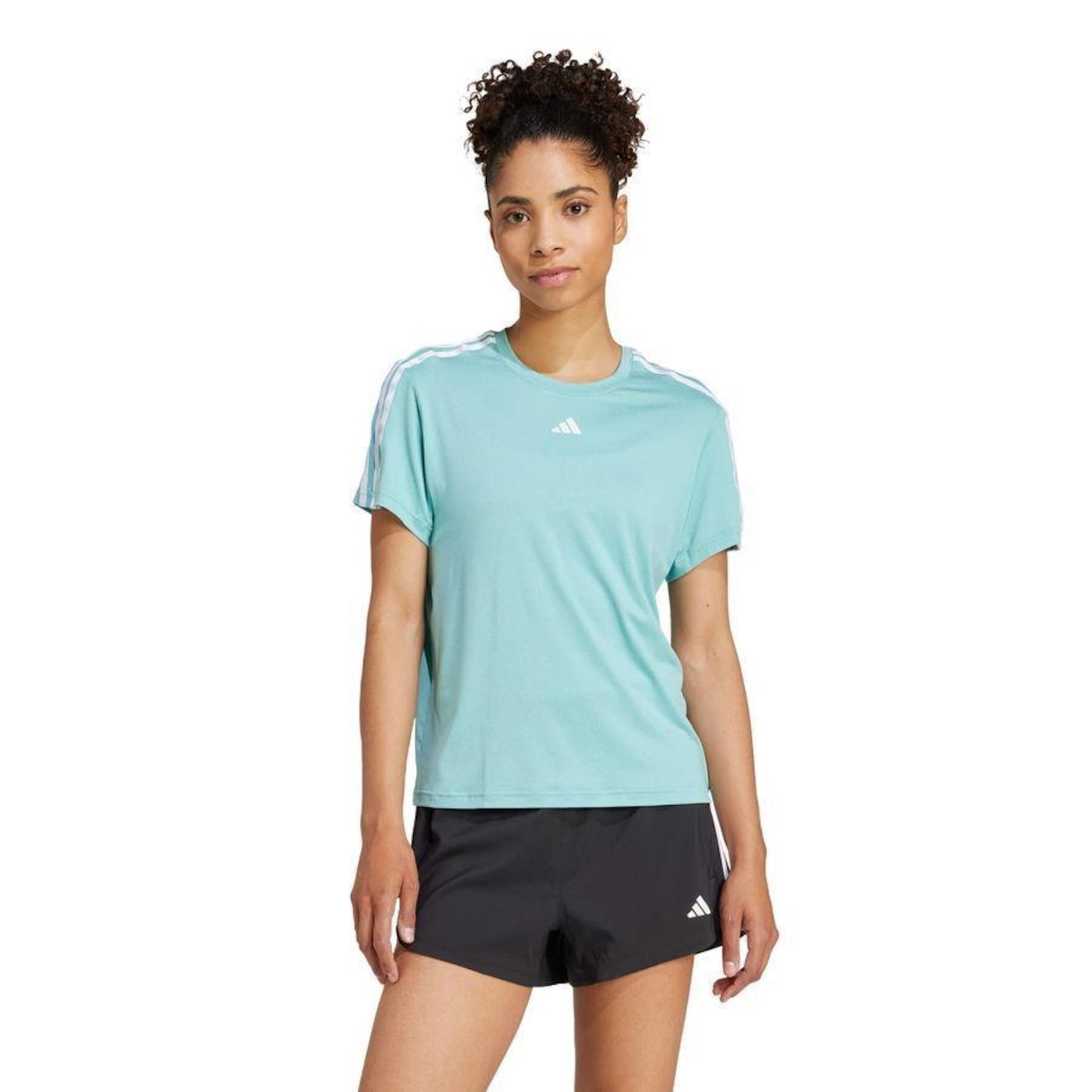 Camiseta adidas Aeroready Train Essentials 3-Stripes - Feminina - Foto 2