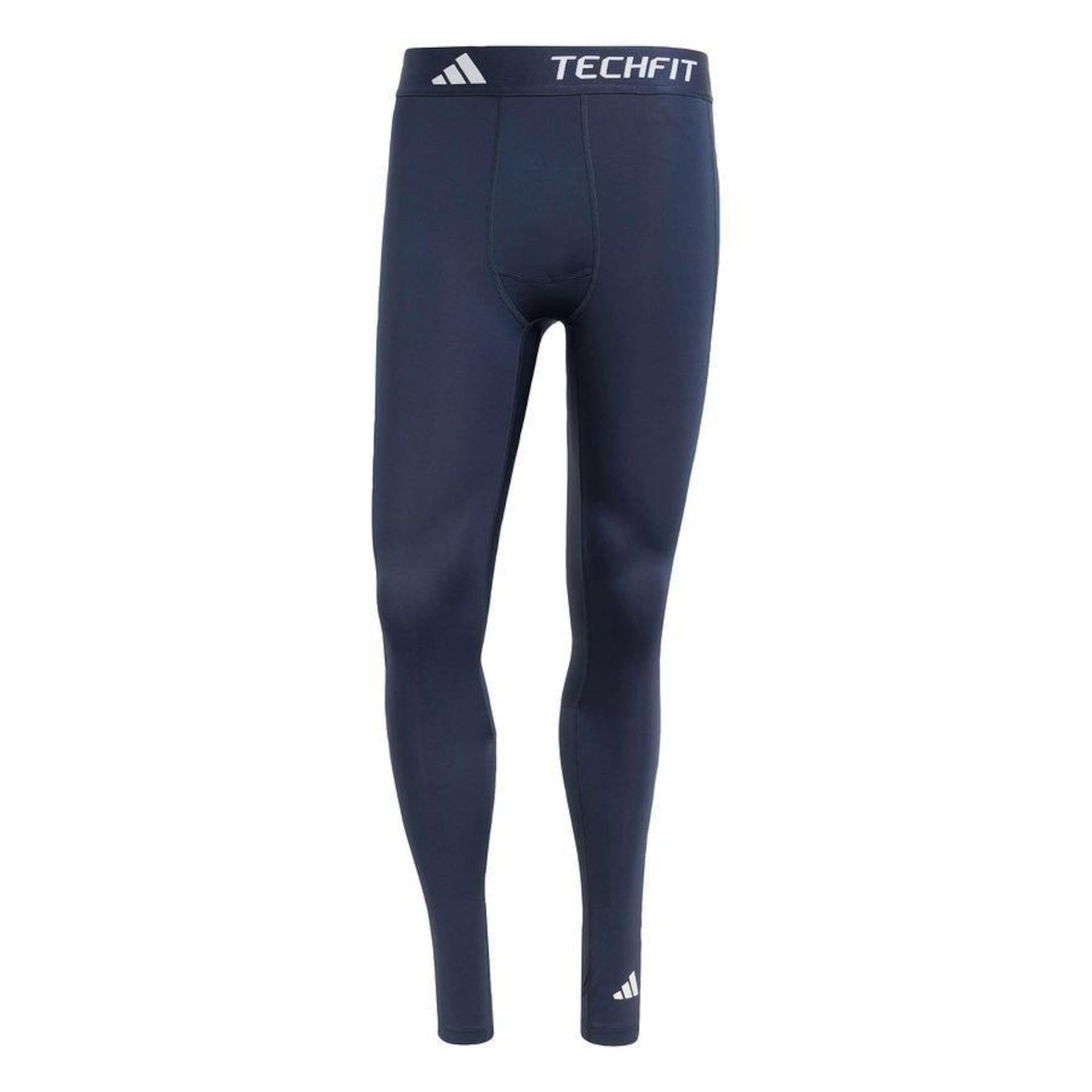 Calça Legging para Treino adidas Techfit Compression Long Três Listras - Masculina - Foto 1