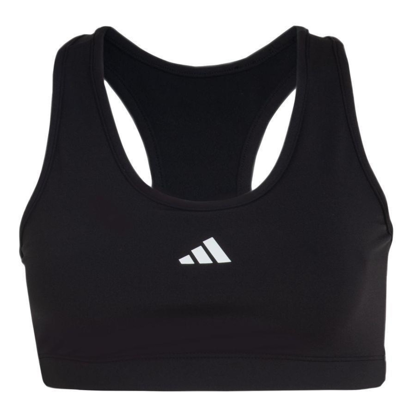 Top Treino adidas Básico Suporte Médio - Feminino - Foto 1