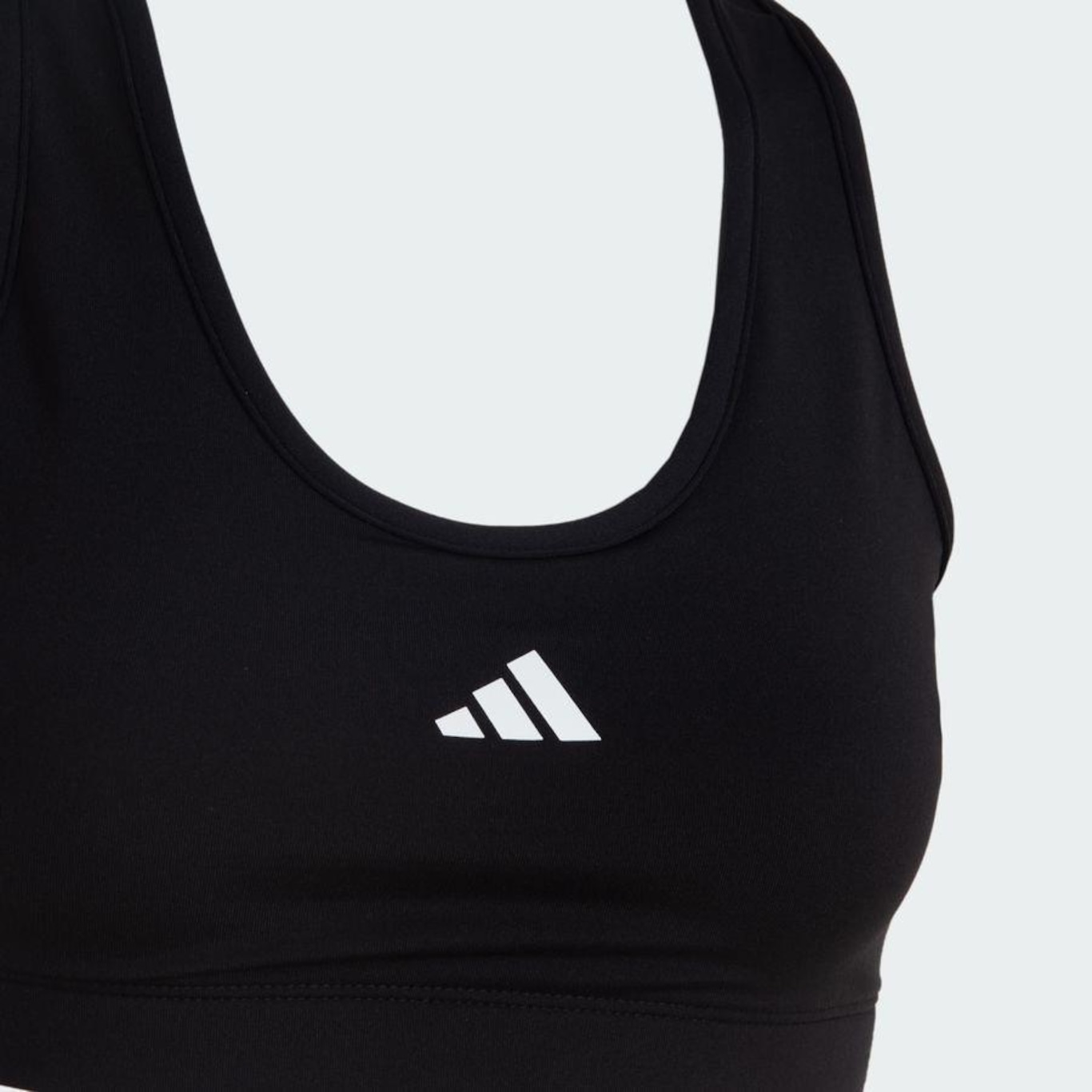 Top Treino adidas Básico Suporte Médio - Feminino - Foto 4