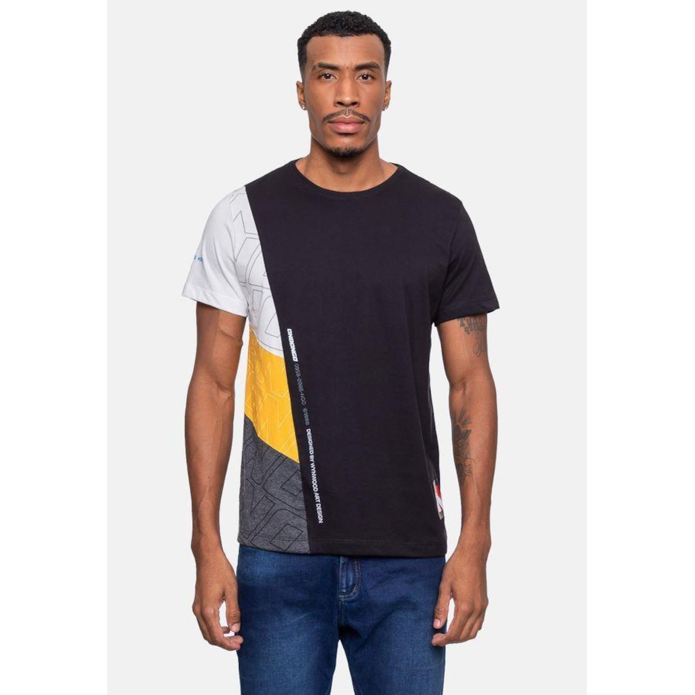 Camiseta Onbongo Mostarda - Masculina - Foto 3