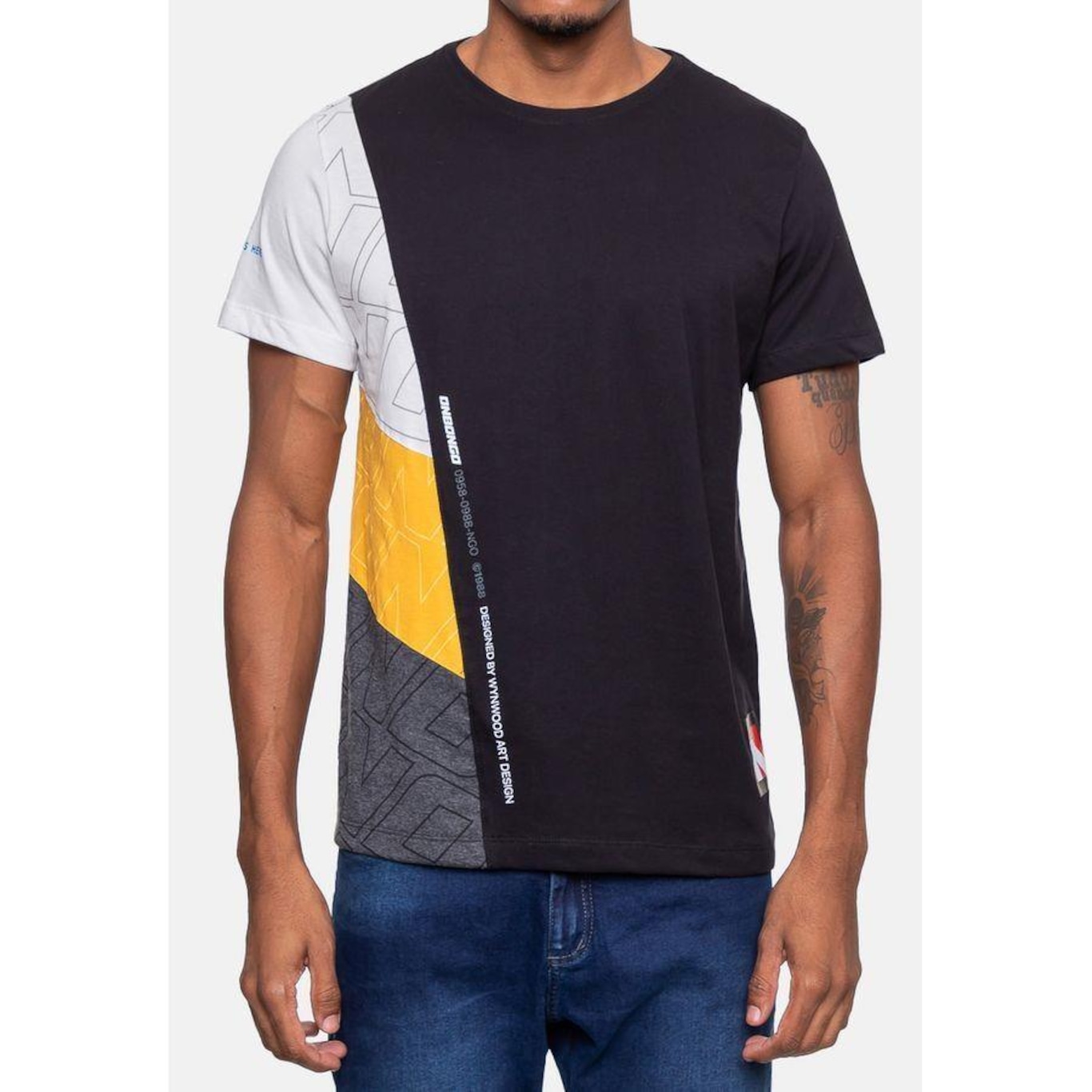 Camiseta Onbongo Mostarda - Masculina - Foto 4