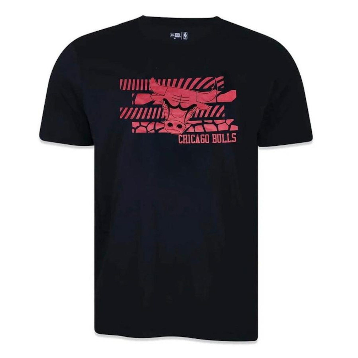 Camiseta New Era Chicago Bulls Sport Art Perto - Masculina - Foto 1