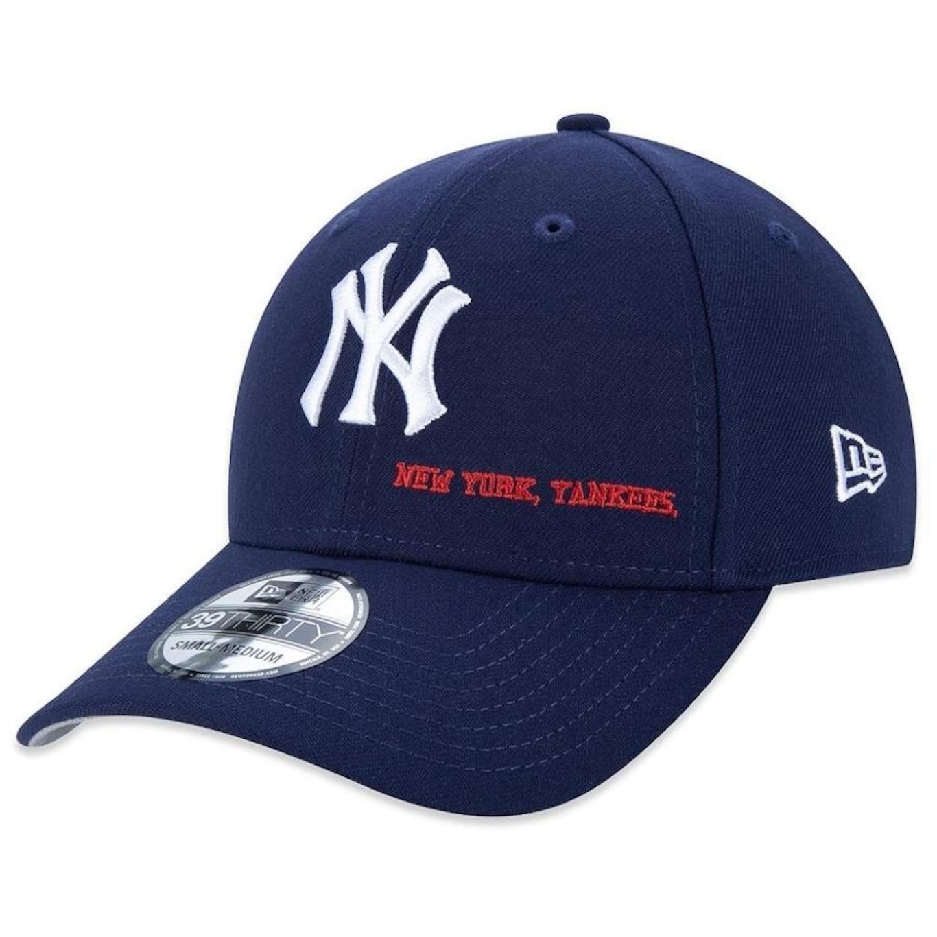 Boné Aba Curva New Era 3930 New York Yankees Club House Fechado - Adulto - Foto 1