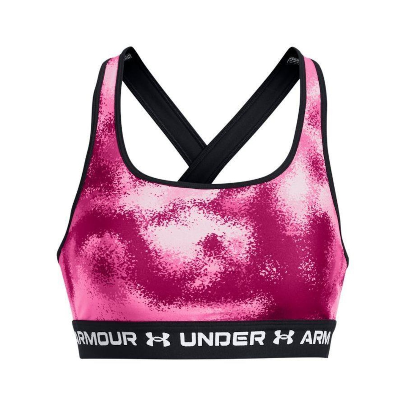 Top Under Armour Crossback Mid Print - Feminino - Foto 3