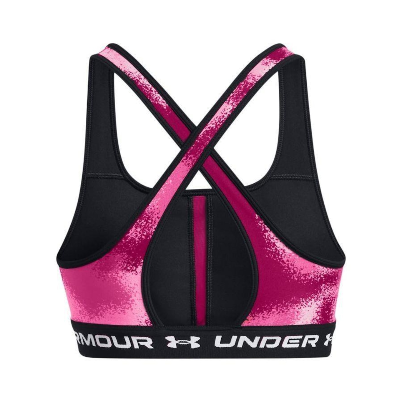 Top Under Armour Crossback Mid Print - Feminino - Foto 4