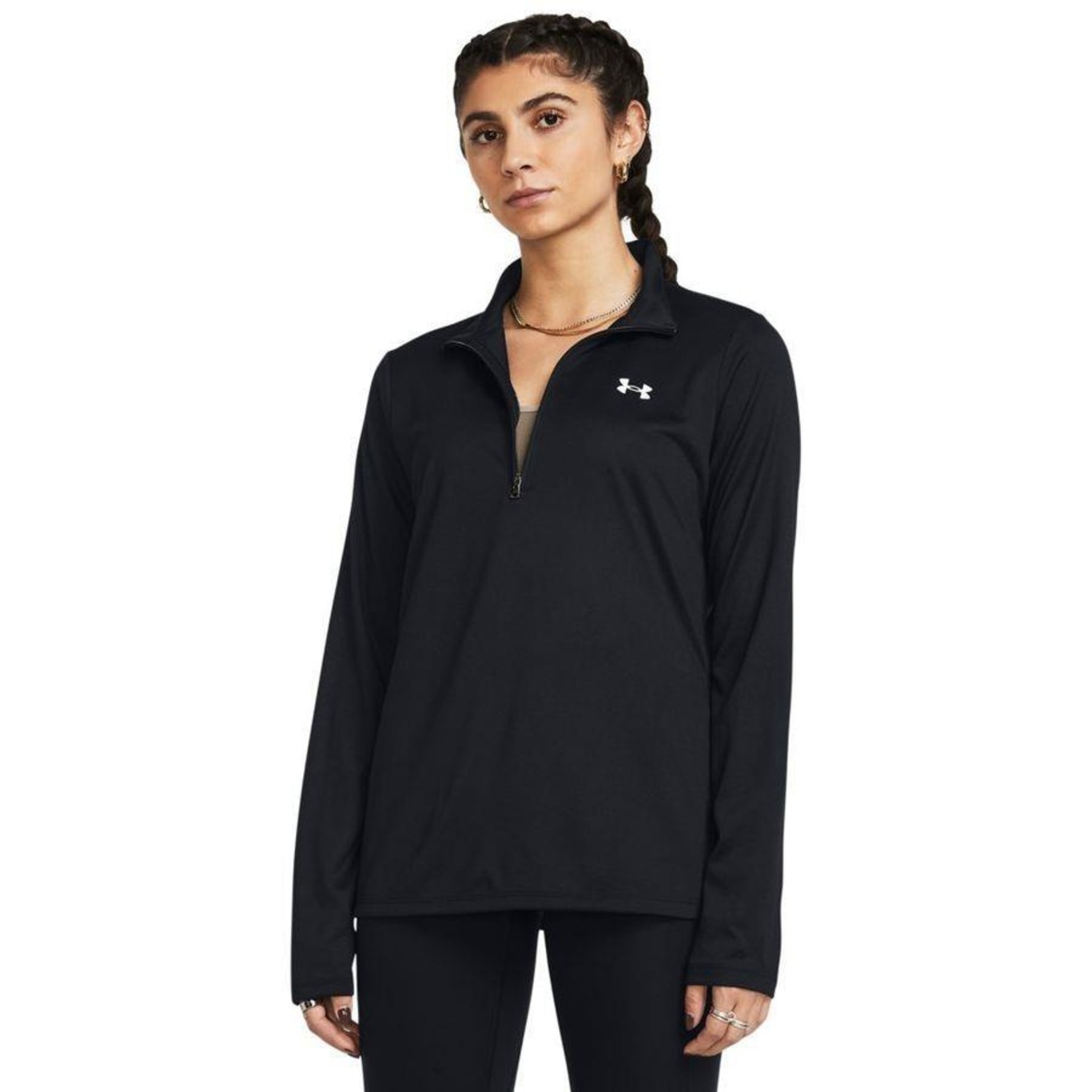 Blusão de Moletom Under Armour Tech 1/2 Zip - Feminino - Foto 1