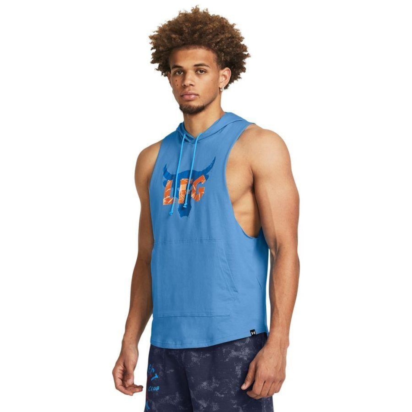 Regata Treino Under Armour Project Rock Lfg Graphic - Masculina - Foto 1