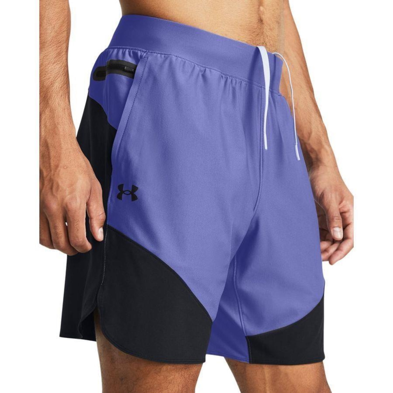 Shorts Under Armour Treino Peak Woven Hybrid - Masculino - Foto 3