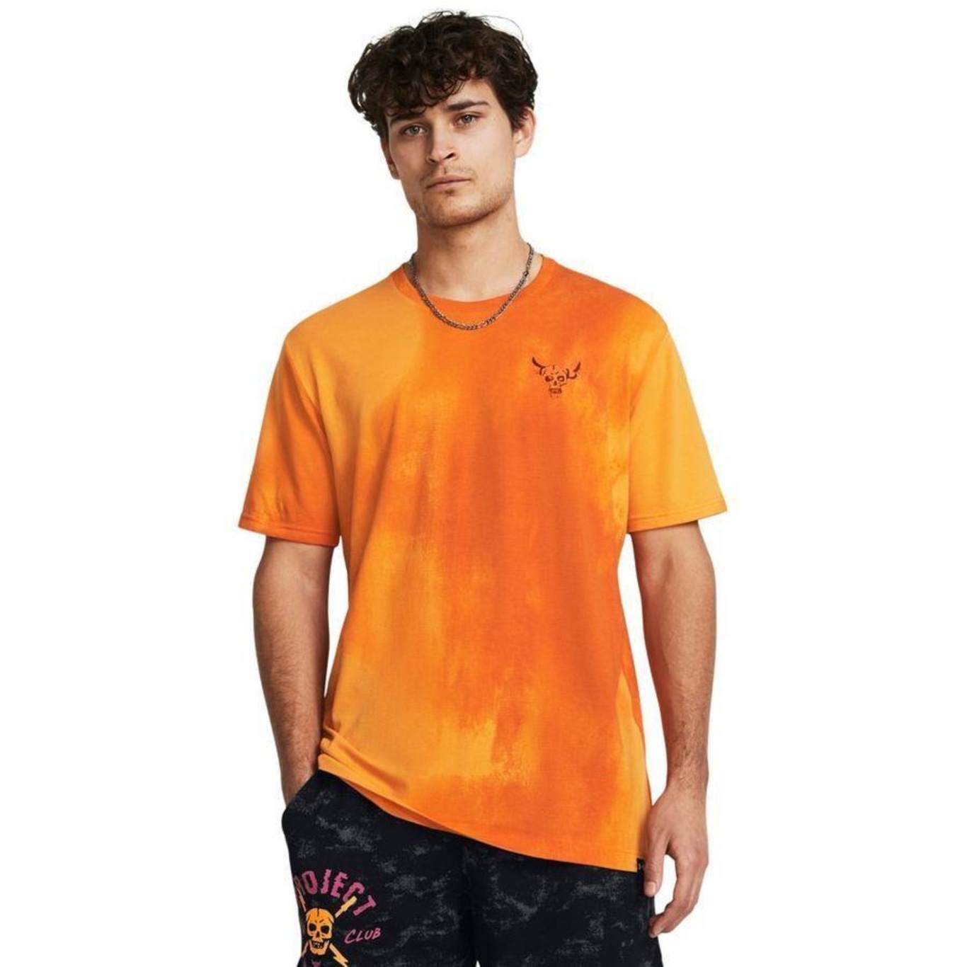 Camiseta Under Armour Project Rock Sun Wash Graphic - Masculina - Foto 1