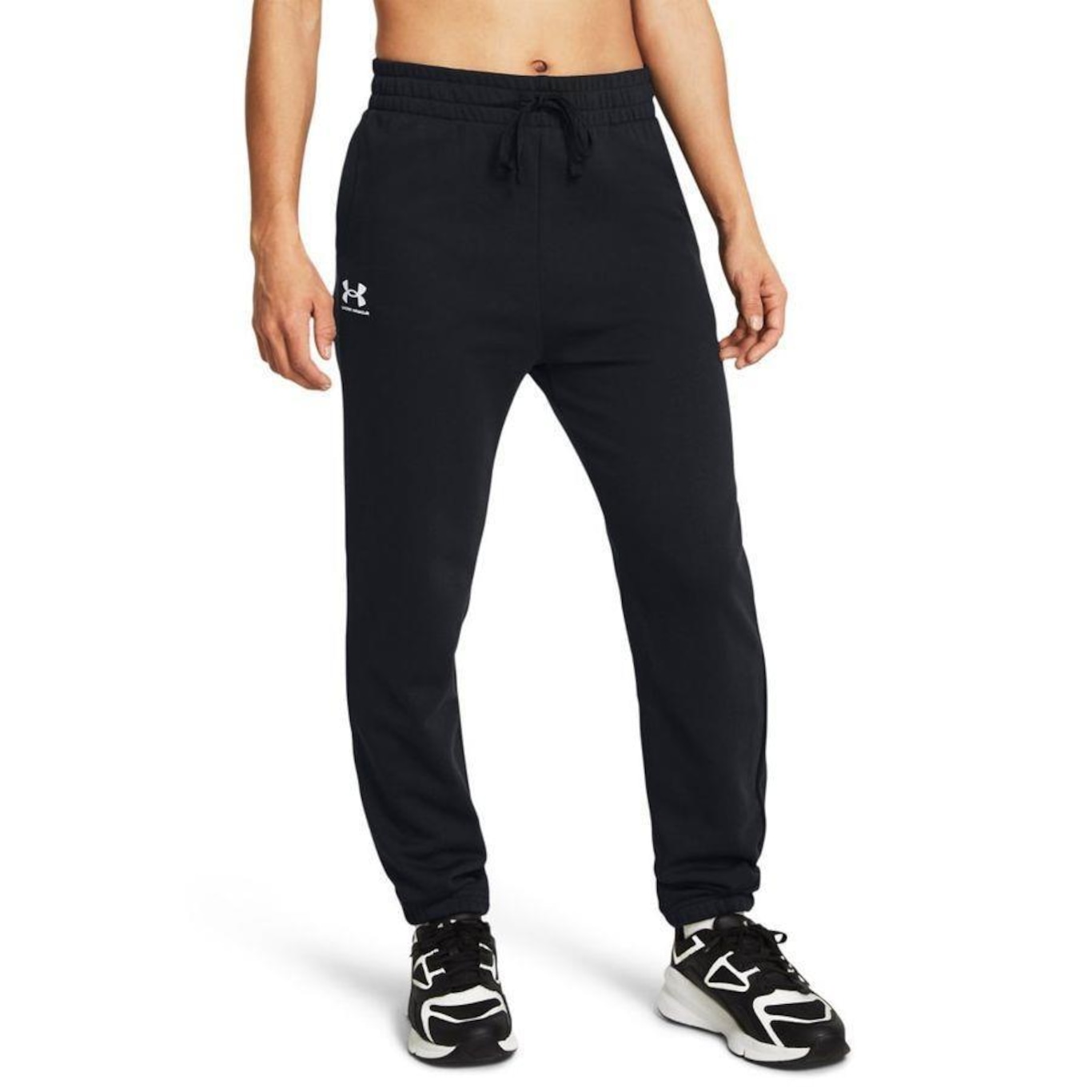 Calça Under Armour Rival Terry Jogger - Feminina - Foto 1