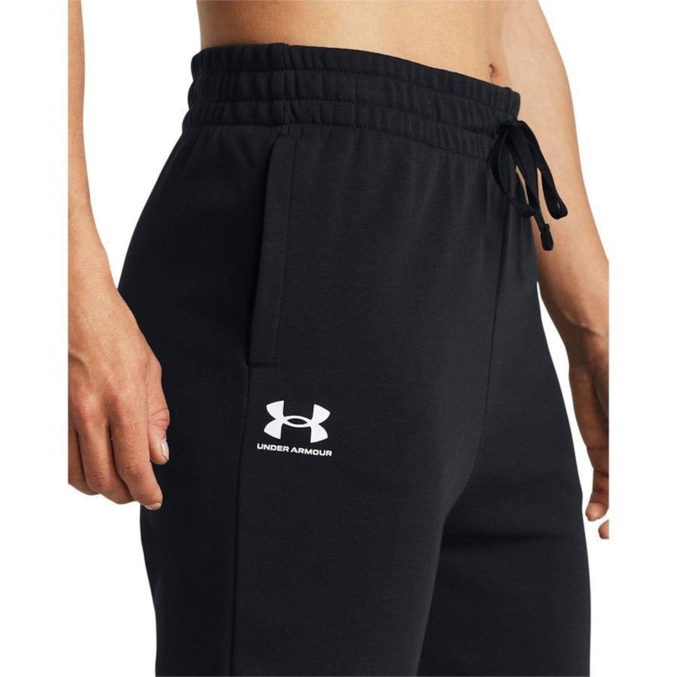 Calça Under Armour Rival Terry Jogger - Feminina - Foto 3