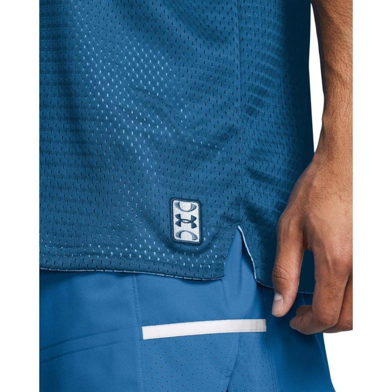 Regata de Basquete Under Armour Baseline Reversible - Masculina - Foto 3