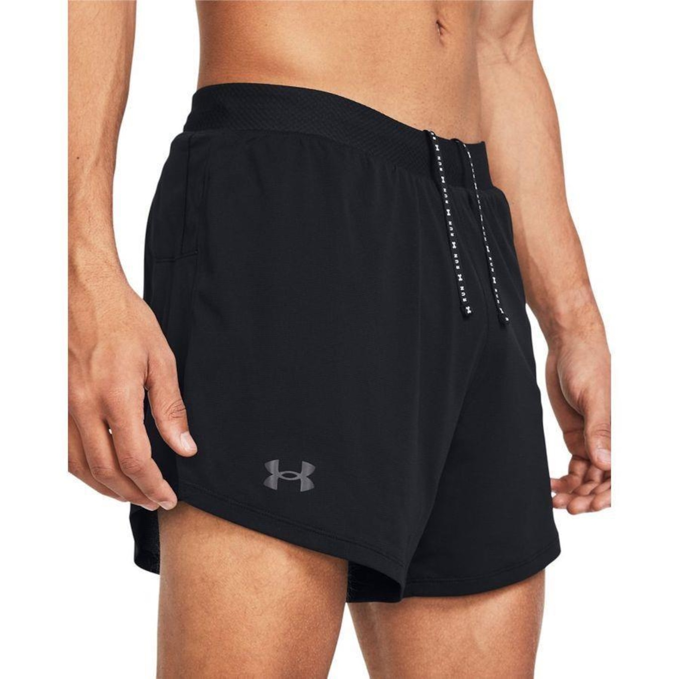 Shorts 2 em 1 Corrida Under Armour Launch Elite 5 - Masculino - Foto 3