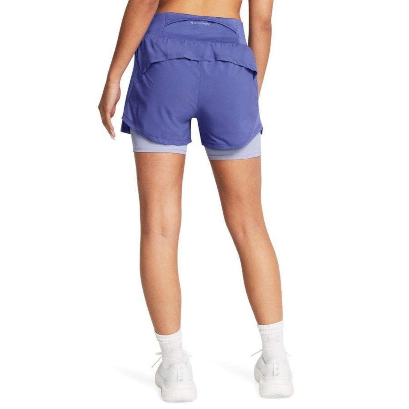 Shorts 2 em 1 Under Armour Treino Run Stamina - Feminino - Foto 2