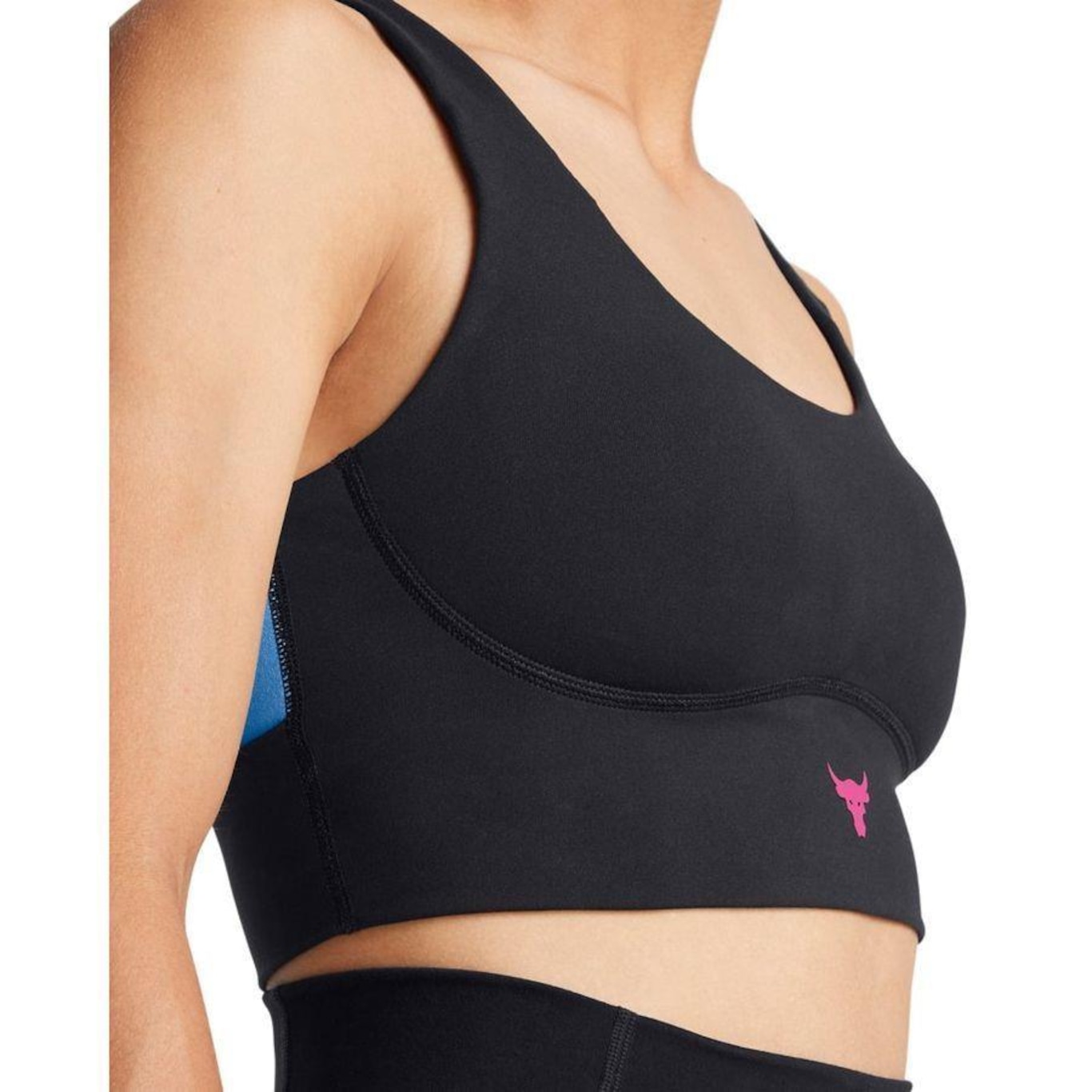 Top Under Armour Project Rock Lg Grind Sportlette - Feminino - Foto 3