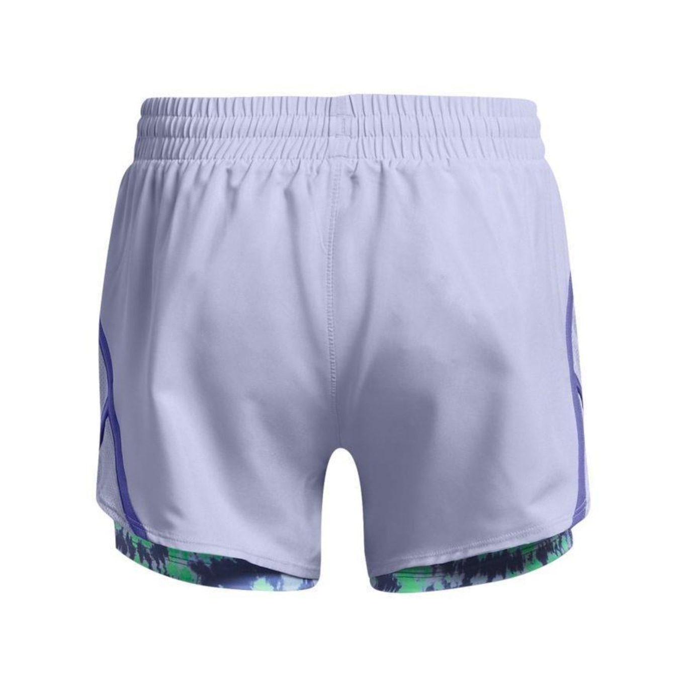 Shorts 2 em 1 Under Armour Fly-By - Infantil - Foto 2