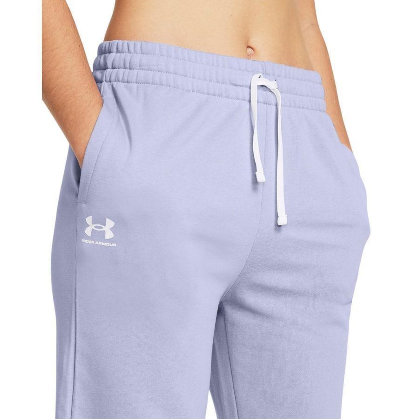 Calça Under Armour Rival Terry Jogger - Feminina - Foto 3