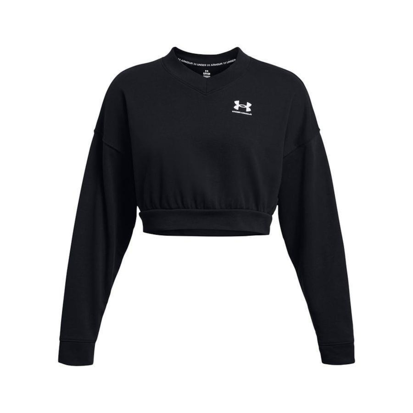 Blusão de Moletom Under Armour Rival Terry Oversized Cropped - Feminino - Foto 3