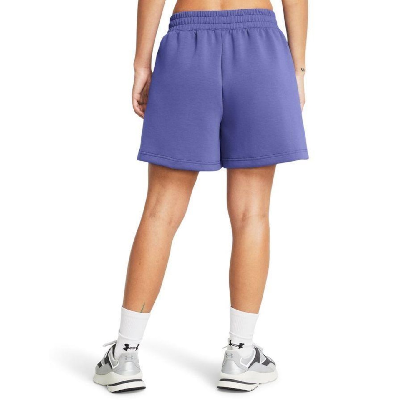 Shorts Under Armour Unstoppable Fleece Pleated - Feminino - Foto 2