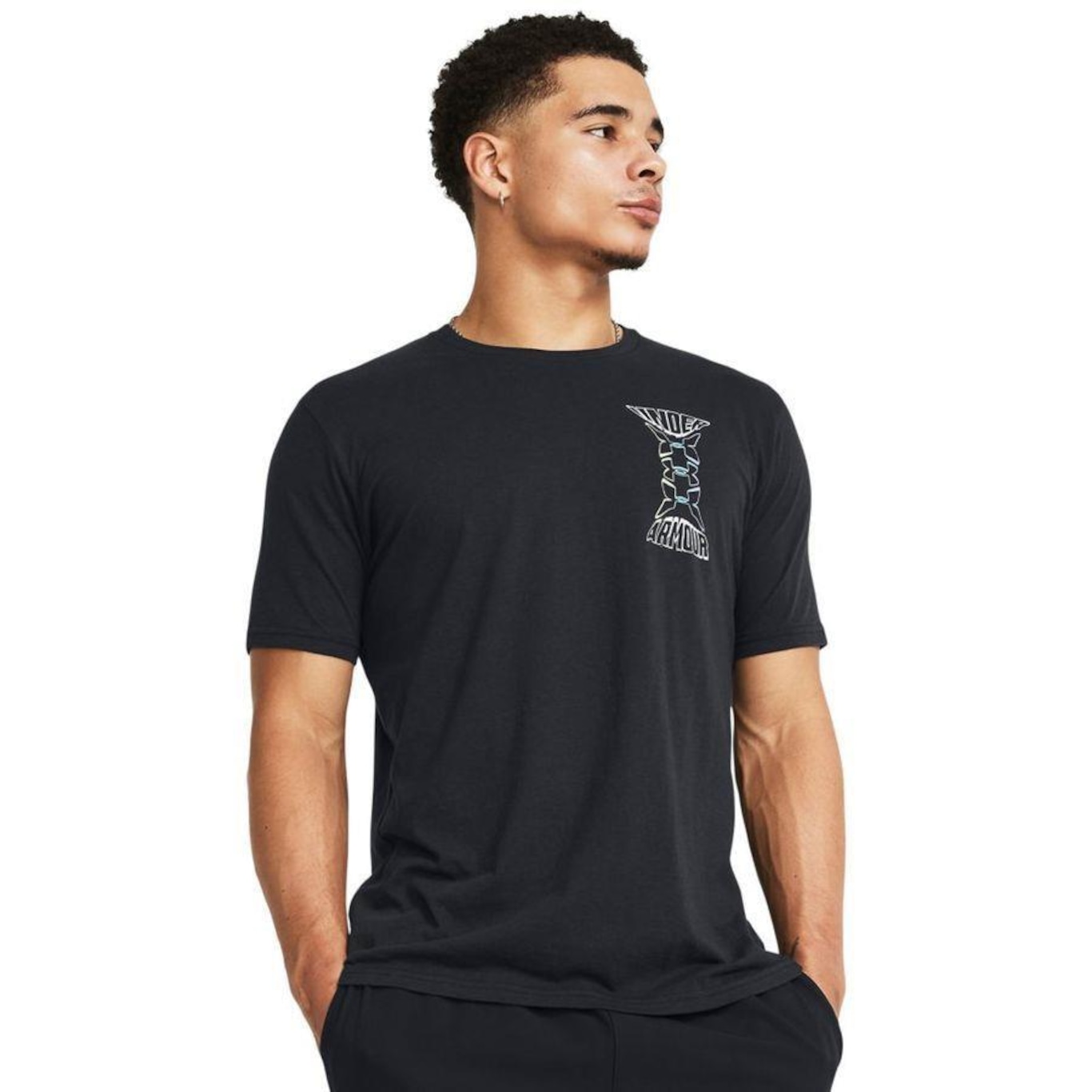 Camiseta Under Armour Dusk To Dawn Skull - Masculina - Foto 1