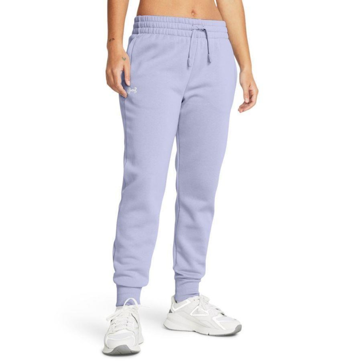 Calça Under Armour Rival Terry Jogger - Feminina - Foto 1