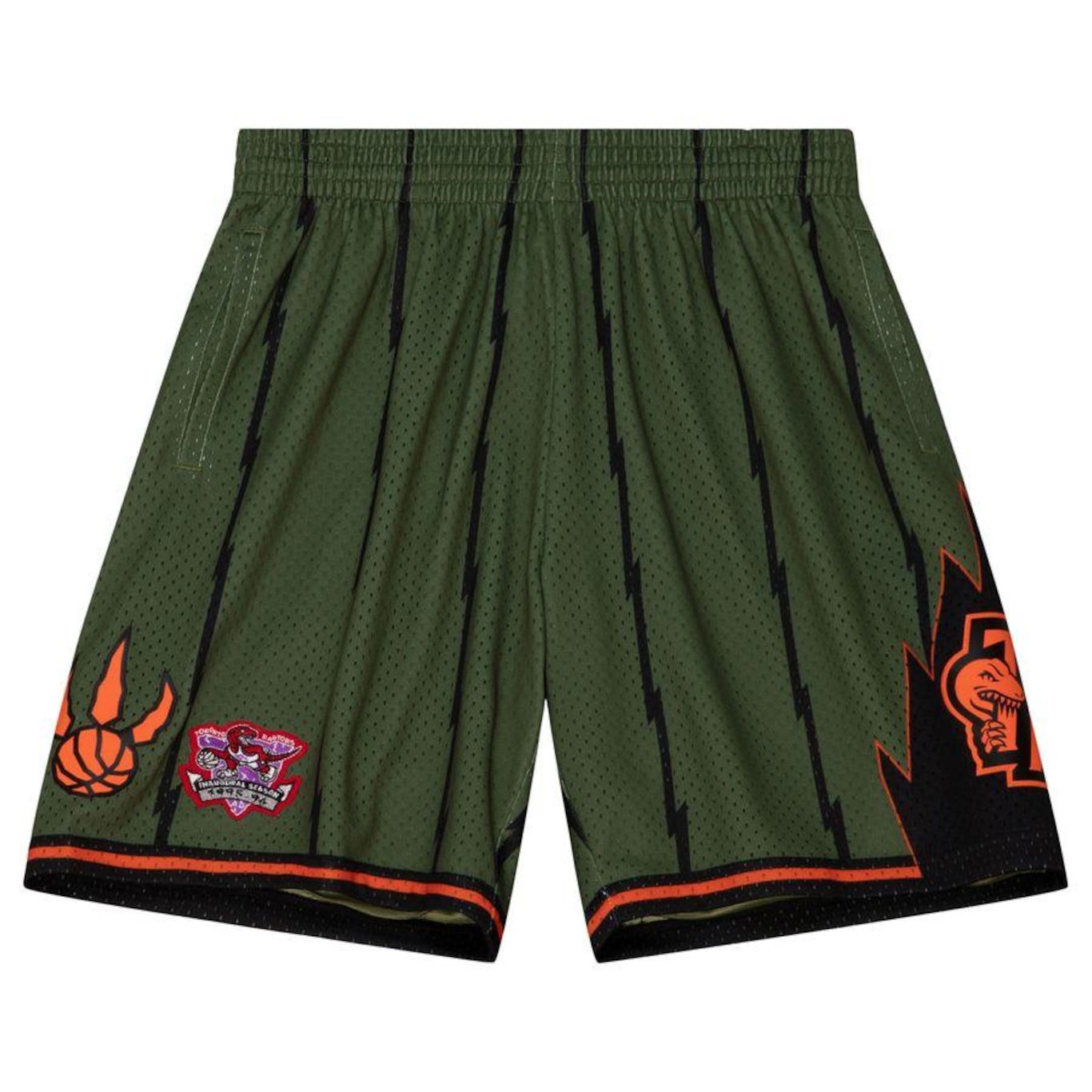 Short Mitchell & Ness Flight Swingman Toronto Raptors - Masculino - Foto 1