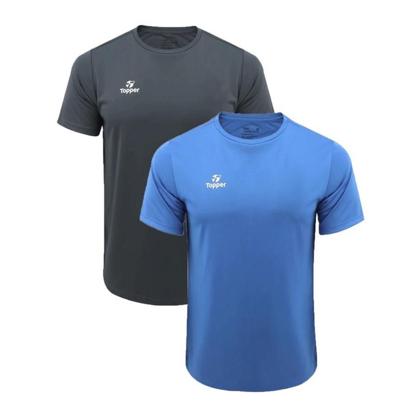 Kit Camiseta Topper Faster - 2 Unidades - Masculina - Foto 1