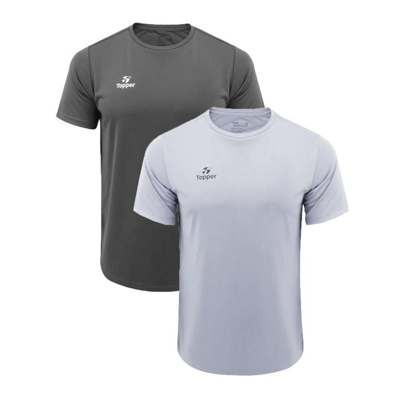 Kit Camiseta Topper Faster - 2 Unidades - Masculina - Foto 1