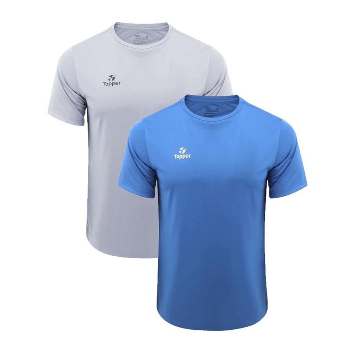 Kit Camiseta Topper Faster - 2 Unidades - Masculina - Foto 1