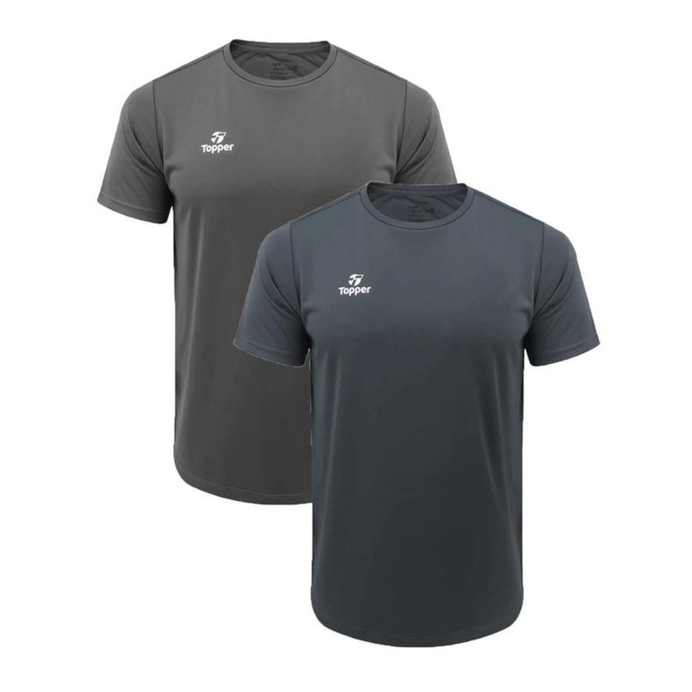 Kit Camiseta Topper Faster - 2 Unidades - Masculina - Foto 1