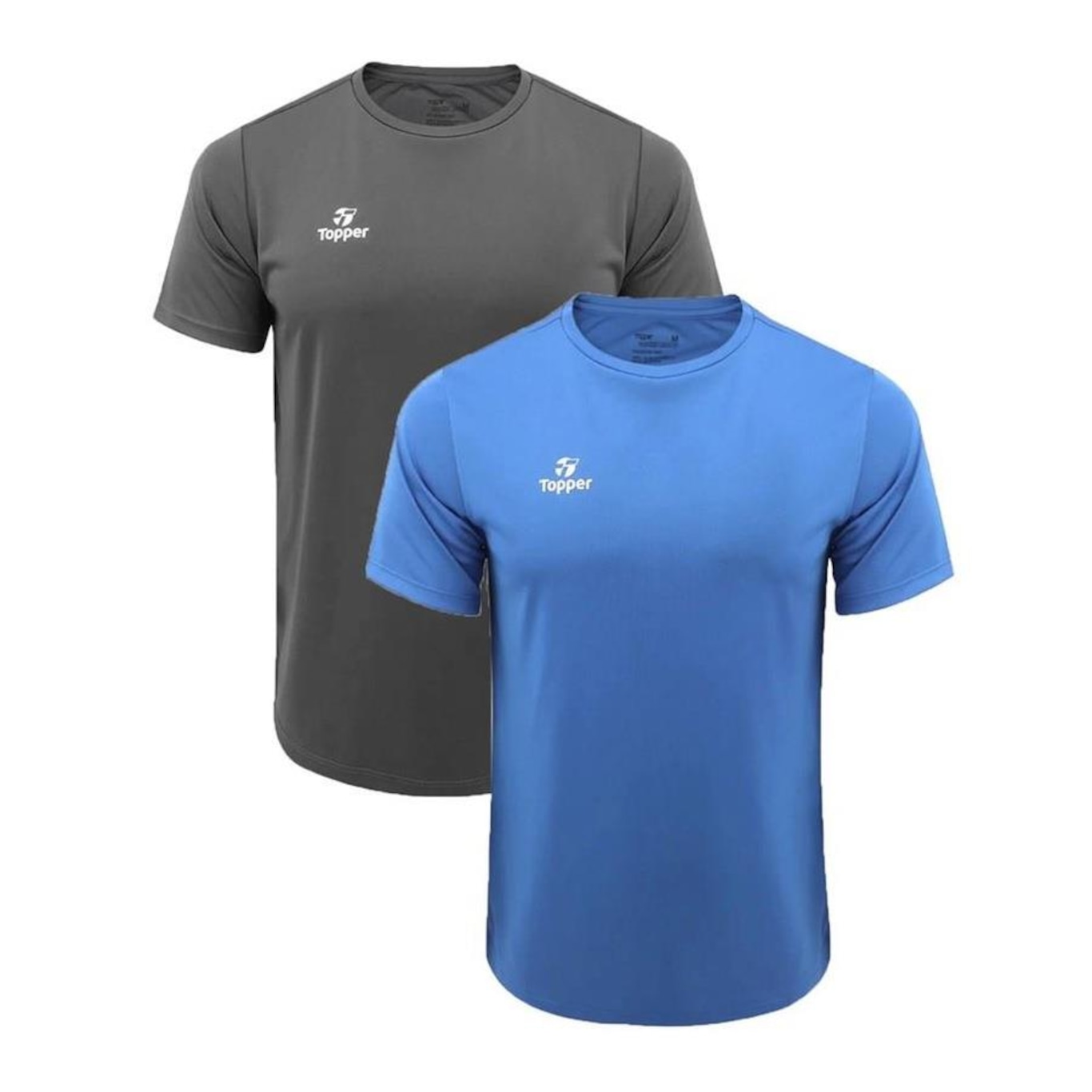 Kit Camiseta Topper Faster - 2 Unidades - Masculina - Foto 1