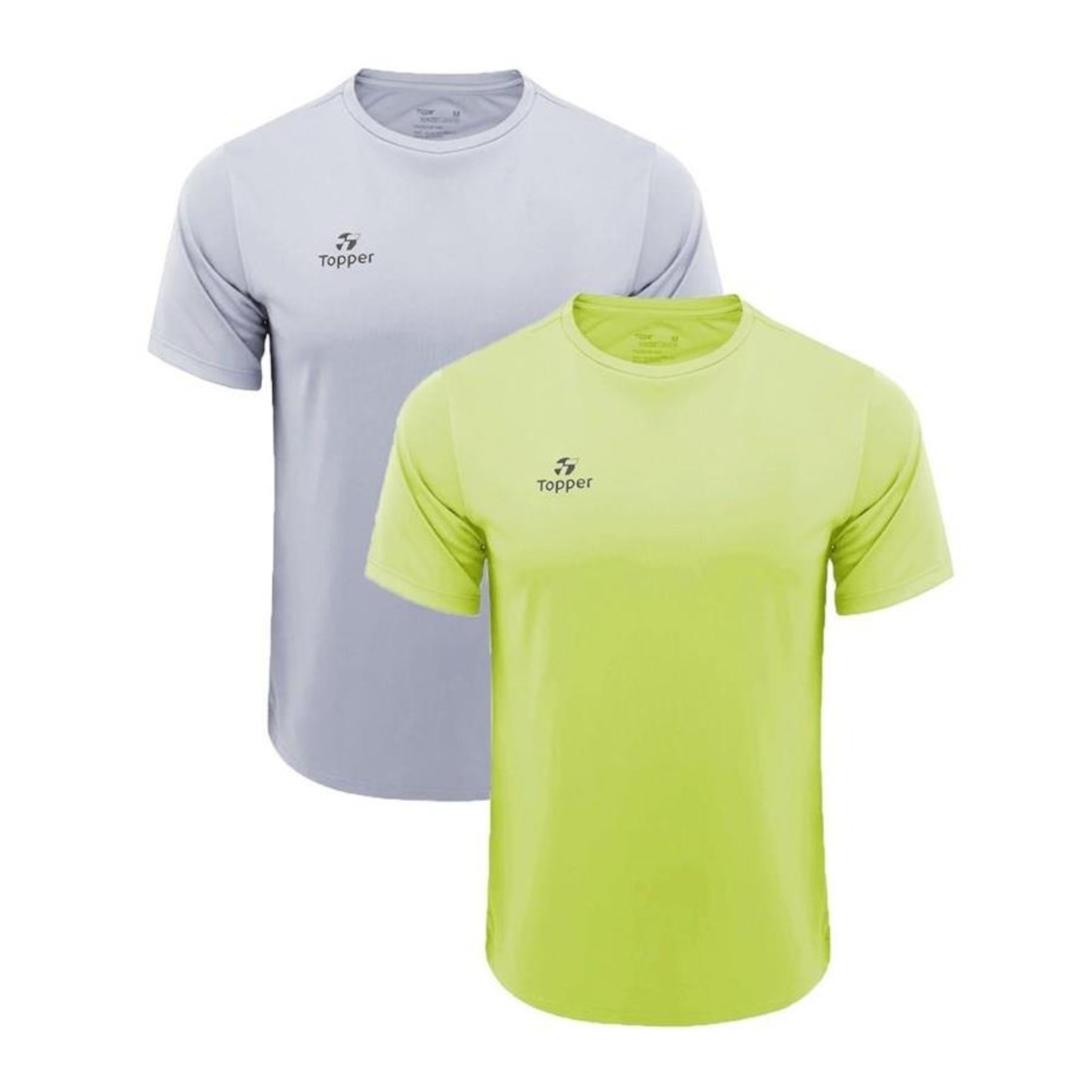 Kit Camiseta Topper Faster - 2 Unidades - Masculina - Foto 1