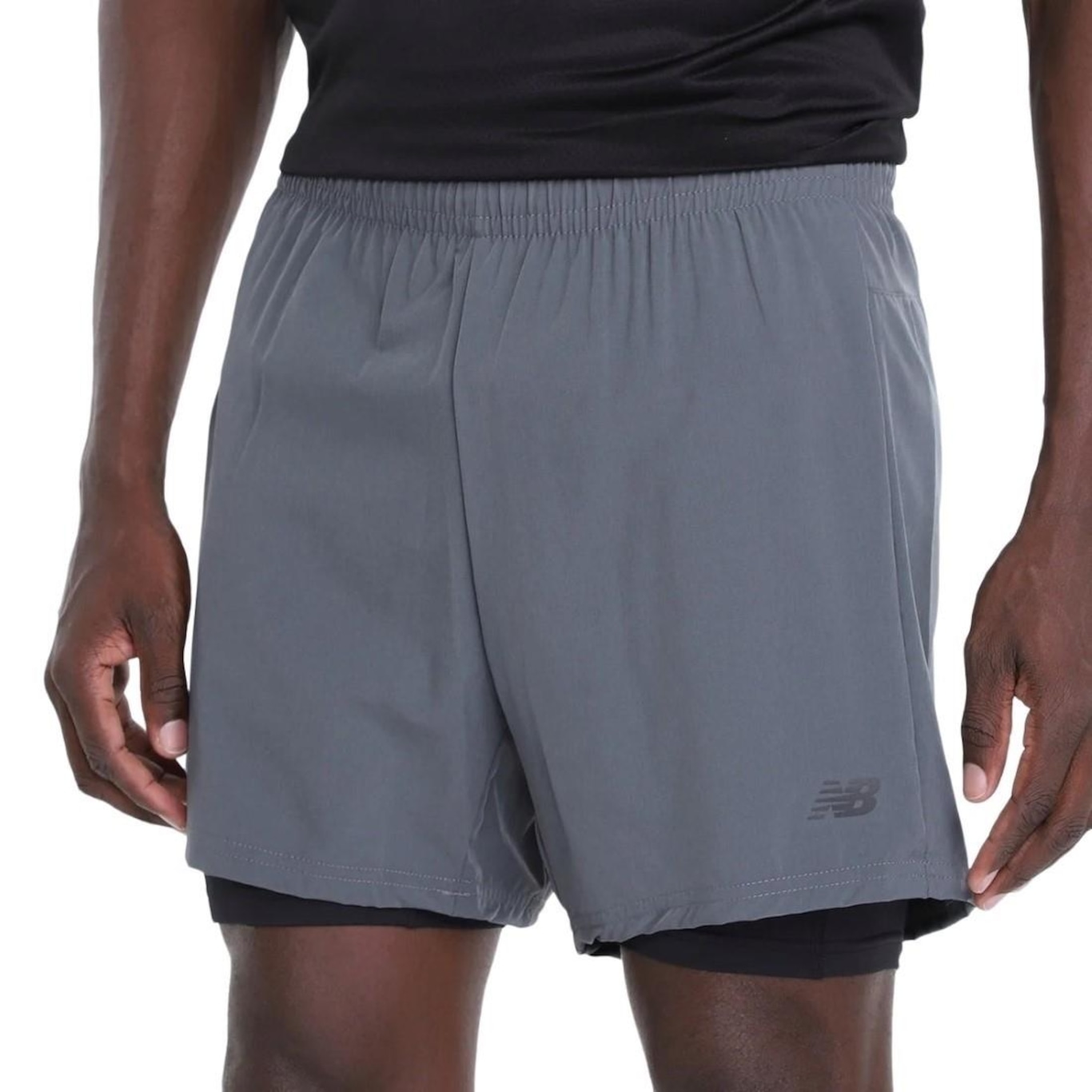 Shorts 2In1 New Balance Sport Essentials - Masculino - Foto 1