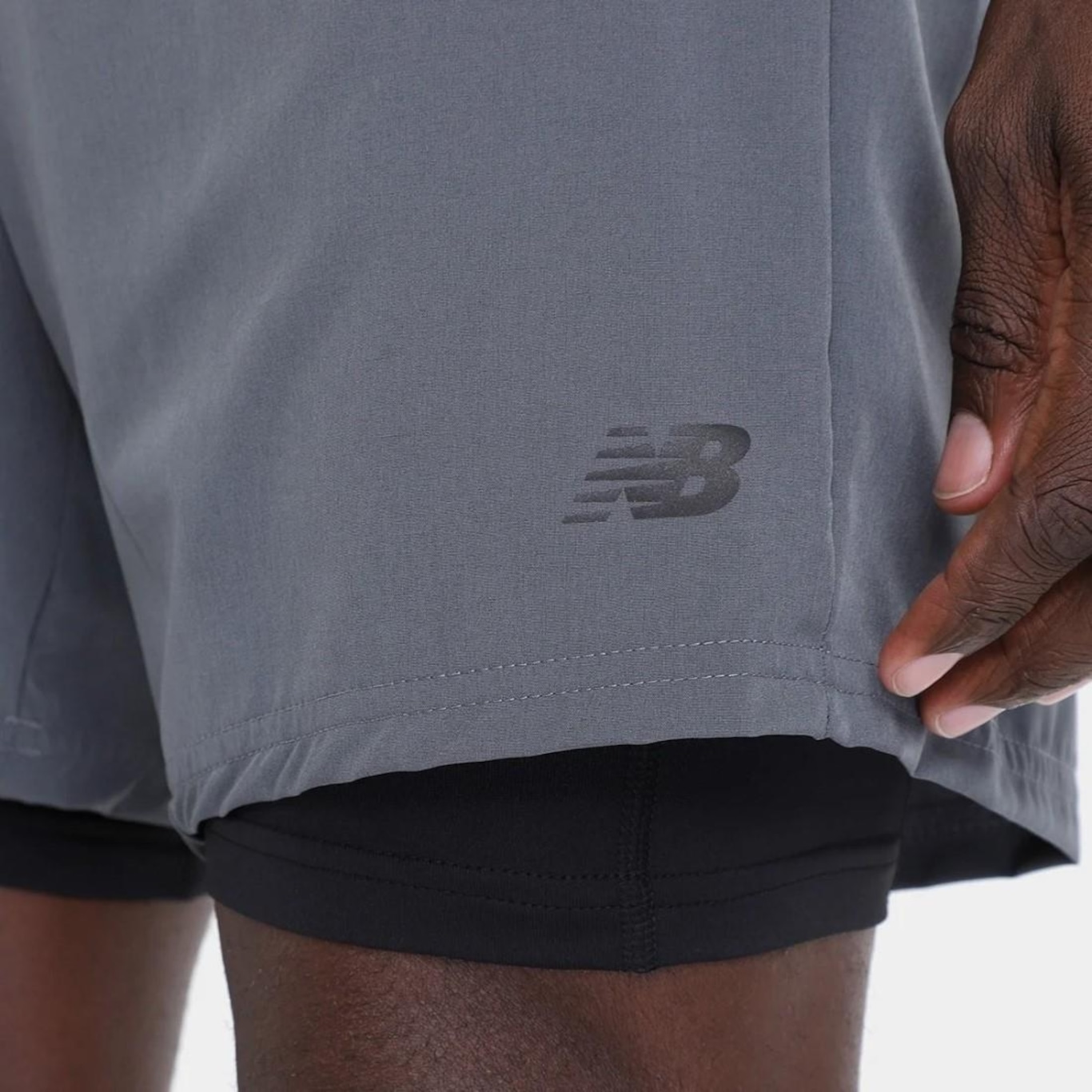 Shorts 2In1 New Balance Sport Essentials - Masculino - Foto 3