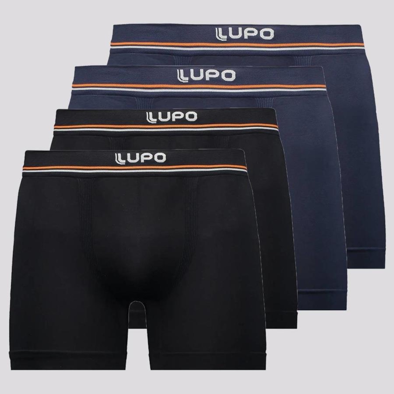 Kit Cueca Boxer Lupo - 4 Unidades - Masculino - Foto 1