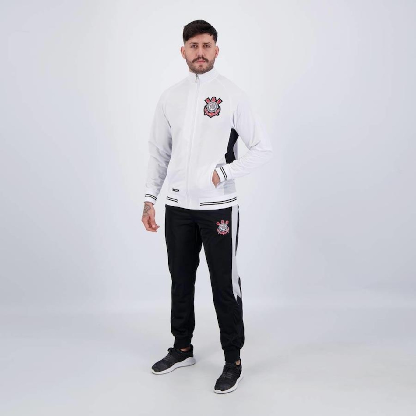 Agasalho do Corinthians Trilobal Chroma - Masculino - Foto 4