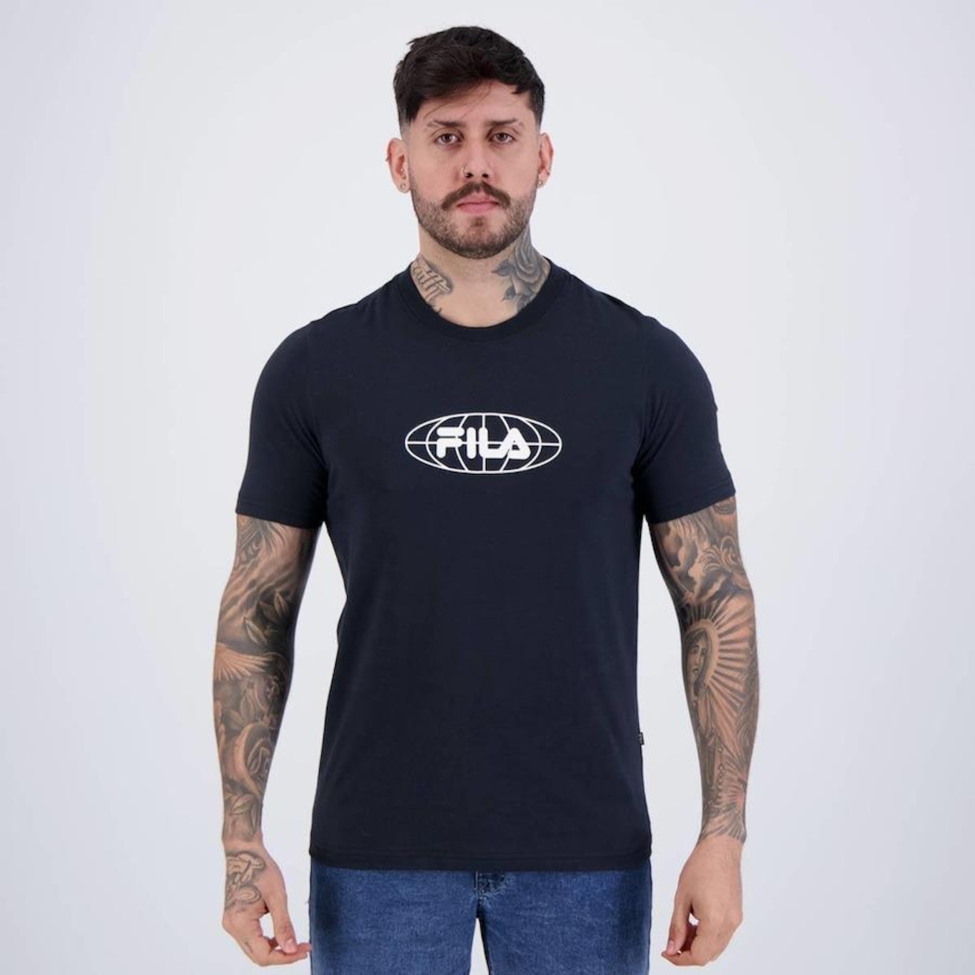 Camiseta Fila Regular Classic - Masculina - Foto 1