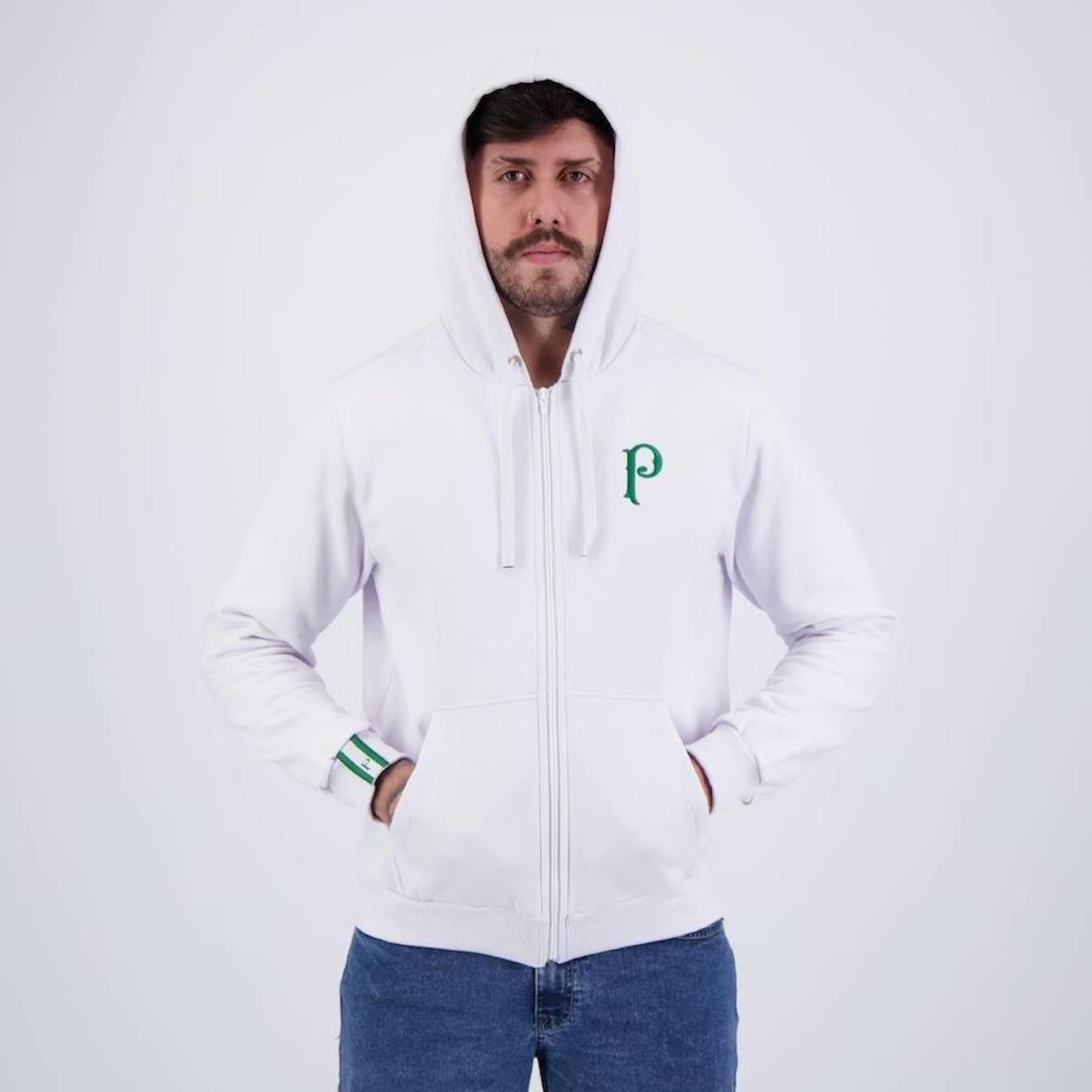 Jaqueta do Palmeiras com Capuz Warrior - Masculina - Foto 2