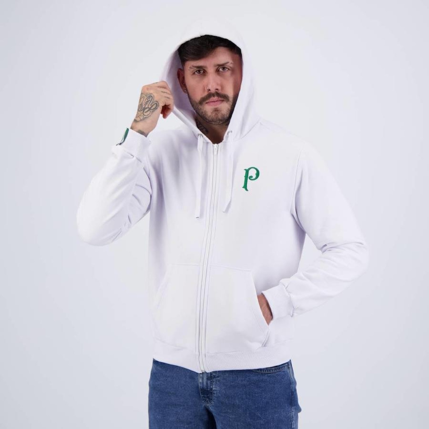 Jaqueta do Palmeiras com Capuz Warrior - Masculina - Foto 3