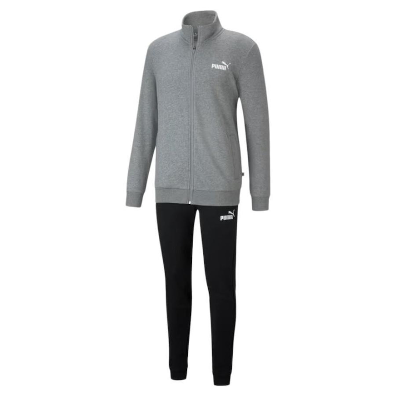 Agasalho Puma Clean Sweat Suit - Masculino - Foto 1