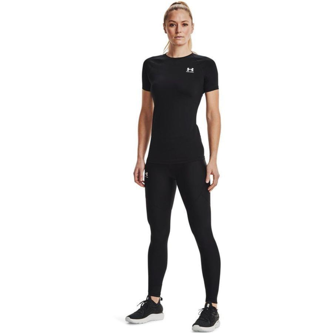 Camiseta de Compressão Under Armour Heatgear Authentics - Feminina - Foto 4