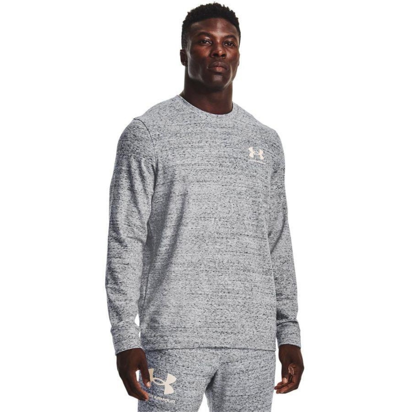 Blusão de Moletom sem Capuz Under Armour Rival Terry - Masculino - Foto 1