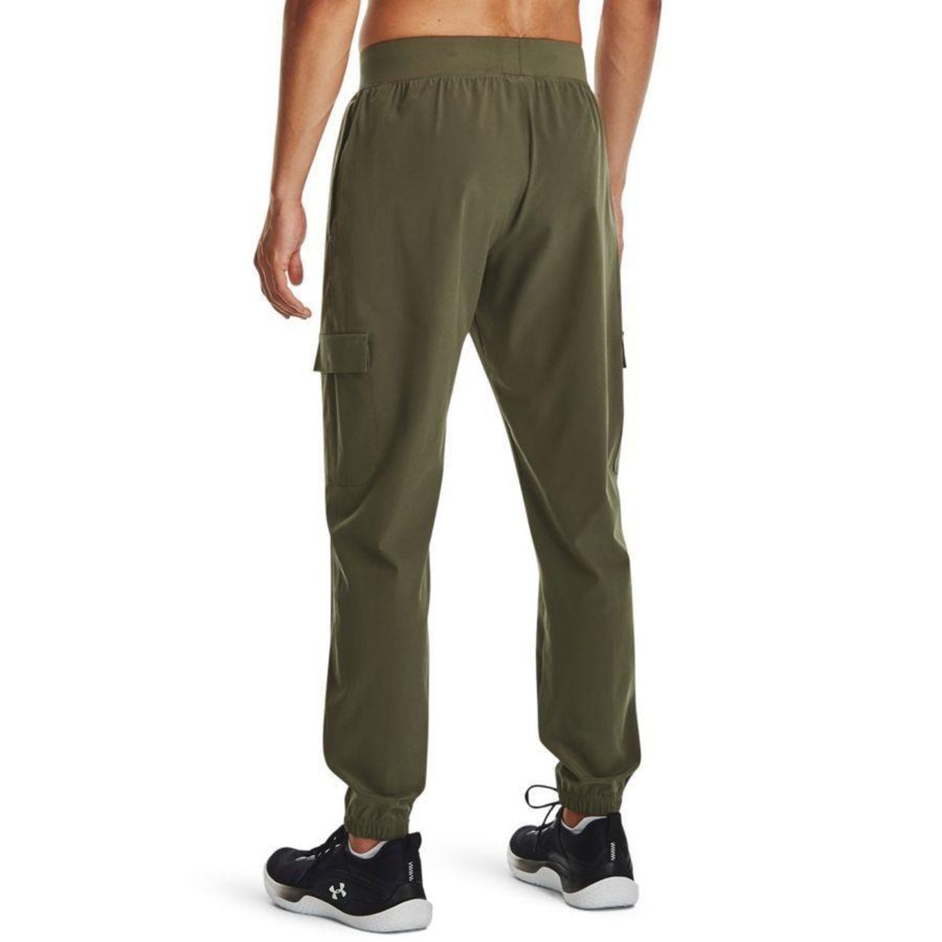 Calça de Treino Under Armour Stretch Woven - Masculina - Foto 2