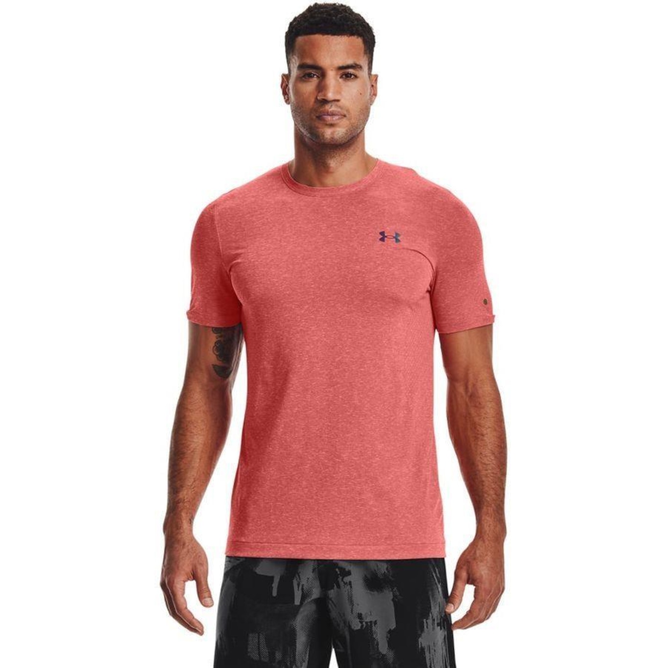 Camiseta Under Armour Rush Seamless Ss - Masculina - Foto 1