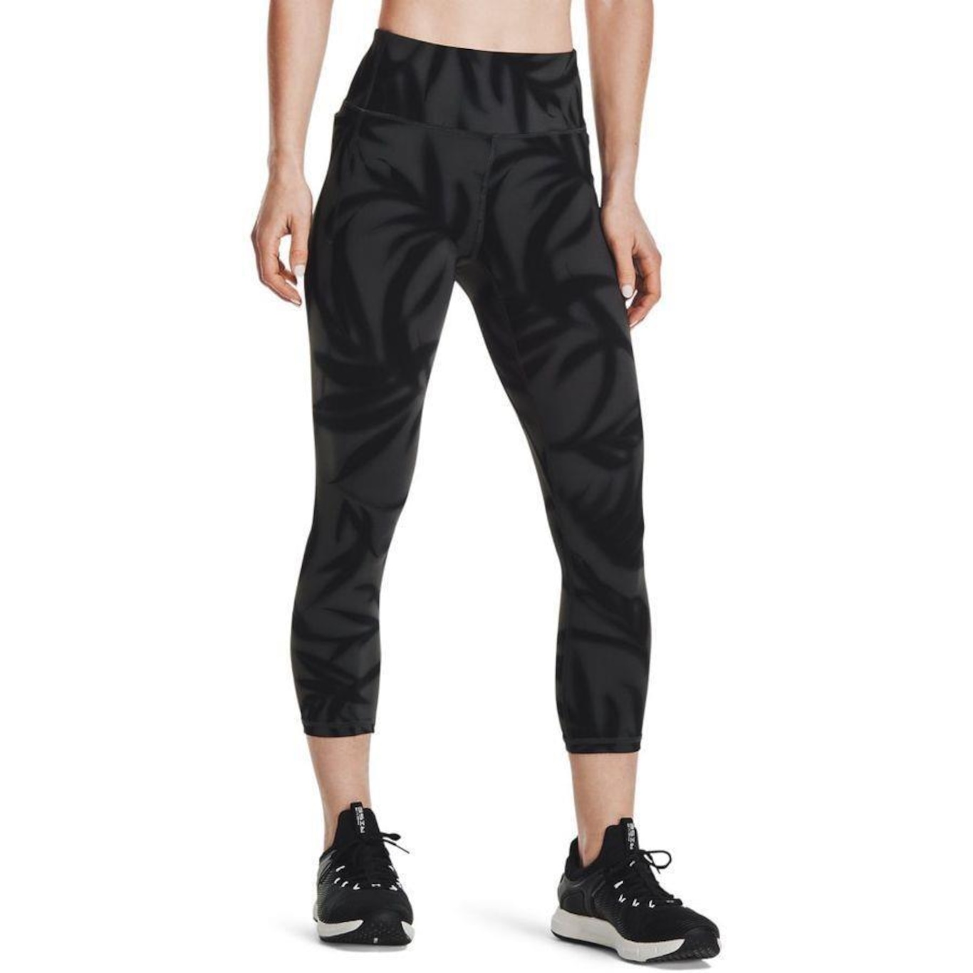 Calça Legging Capri Under Armour Meridian Printed Crop - Feminina - Foto 1